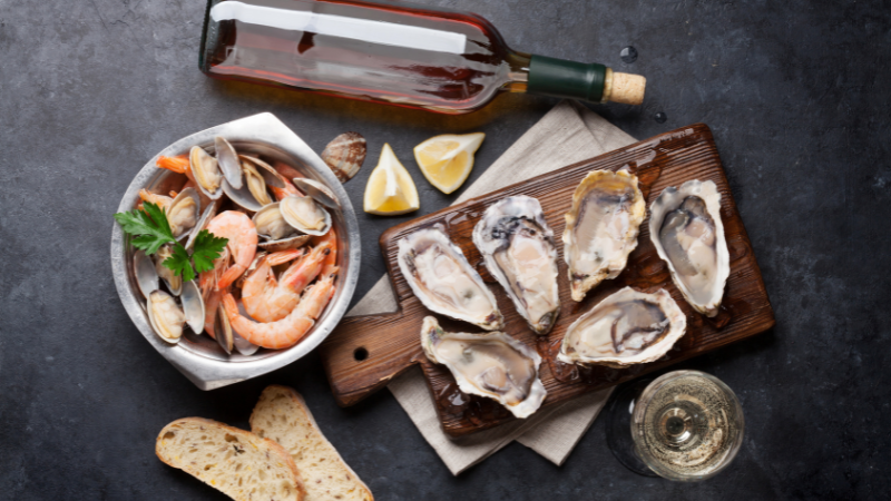 food and wine pairing white wine & seafood
